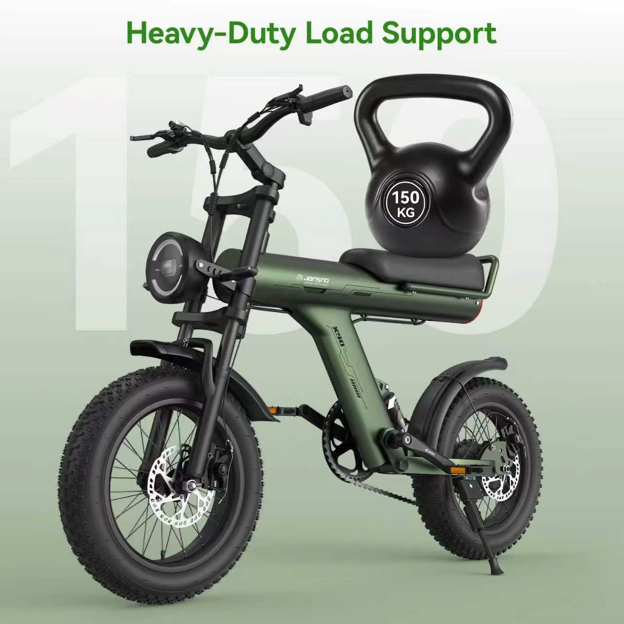 Jansno X90 Electric Bike for Young Riders – Perfect for Daily Rides