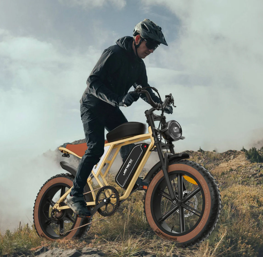 Jansno X70 Electric Bike – Long Range 48V 37Ah Dual Battery Bicycle for Delivery Riders