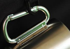 Mountaineering buckle stainless steel water cup 400ml