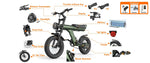 Jansno X90 Electric Bike for Young Riders – Perfect for Daily Rides