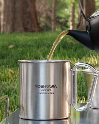 Mountaineering buckle stainless steel water cup 300ml